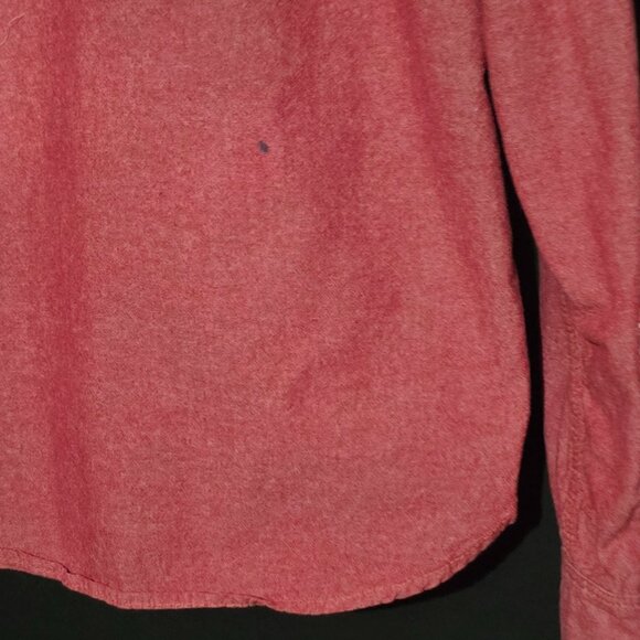 Cult of Individuality Made in USA  Handmade HANK WORKSHIRT - Red - Sz M* - Picture 8 of 9